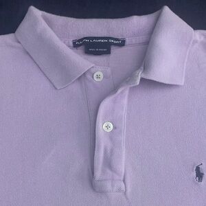 RALPH LAUREN SPORT SS All Cotton Lavender Polo